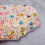 Ice Cream Shaped Diamond Evening Clutch Bag For Party Wedding 2021 Boutique Novelty Mini Kawaii Rhinestone Purses High Quality
