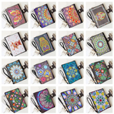 DIY Diamond Painting Wristlet Wallet Women Storage Bag Special Shaped Flowers Diamond Embroidery Cross Stitch Wallet Crafts Gift