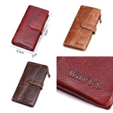 Wallet Women Genuine Leather Luxury Card Holder Clutch Casual Women Wallets Zipper Pocket Hasp Ladies Wallet Female Purse
