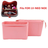 Fits For Neo noe Insert Bags Organizer Makeup Handbag Organize Travel Inner Purse Portable Cosmetic base shaper for neonoe
