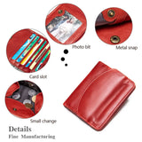 Women's Wallet Mini Genuine Leather Female Small Card Holder Short Purses With Coin Proket For Girls Money Bag Cartera