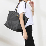 FBI Foldable Dumpling Bun Bag Waterproof Nylon Tote Bags Classic Nylon Women's Bag Fashion Shoulder Bags Ladies Dumpling Handbag