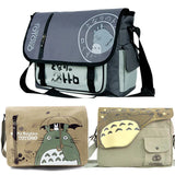 Ghibli Cartoon Casual Large Capacity Totoro Men Messenger Bag Canvas Crossbody Shoulder Bags Anime Bags Andbags Female Trend