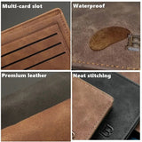 New Fashion Retro Men PU Leather Wallets Small Money Purses Design Dollar Price Top Men Thin Wallet With Coin Bag