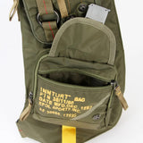 Waterproof Nylon Messenger Chest Bag Travel Military Cross Body One Shoulder Backpack Daypack Men Sling Knapsack Rucksack