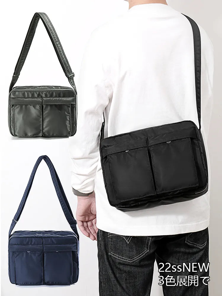 Japanese Style Fashion Messenger Bag Nylon Cloth Men Single Shouler Bag Waterproof Crossbody Bag Casual Men Handbag Chest Bag