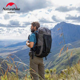 Naturehike Hiking Backpack Outdoor Sports Bag 60+5L Large Capacity Ergonomic Design Backpack Camping Travel Waterproof Bagpack