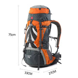 Naturehike Backpack 70L Mountaineering Bag Man Rucksack Outdoor Hiking Backpack Waterproof Travel Bag Big Capacity Backpack
