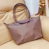 FBI Foldable Dumpling Bun Bag Waterproof Nylon Tote Bags Classic Nylon Women's Bag Fashion Shoulder Bags Ladies Dumpling Handbag