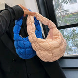 2023 New Women's Totes Bag Cloud Bag Pleated Underarm Bag Girl Shoulder Crossbody Bags Women Small Tote Bag Quilted Cloud Bag