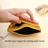 Fashion Pu Leather Coin Purse Women Short Small Wallet Mini Card Cash Holder Zipper Money Pouch Storage Bags Carteira