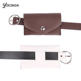 Waist Belt Adjustable PU Waist Pack Metal Buckle Wallet Phone Pouch Ladies Decorative Belts Salesperson Work Bag 100CM