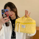 New Flower Pattern Women Makeup Bag Toiletries Cosmetic Organizer Zipper Bag Travel Wash Pouch Cosmetic Bag Female Make Up Bags