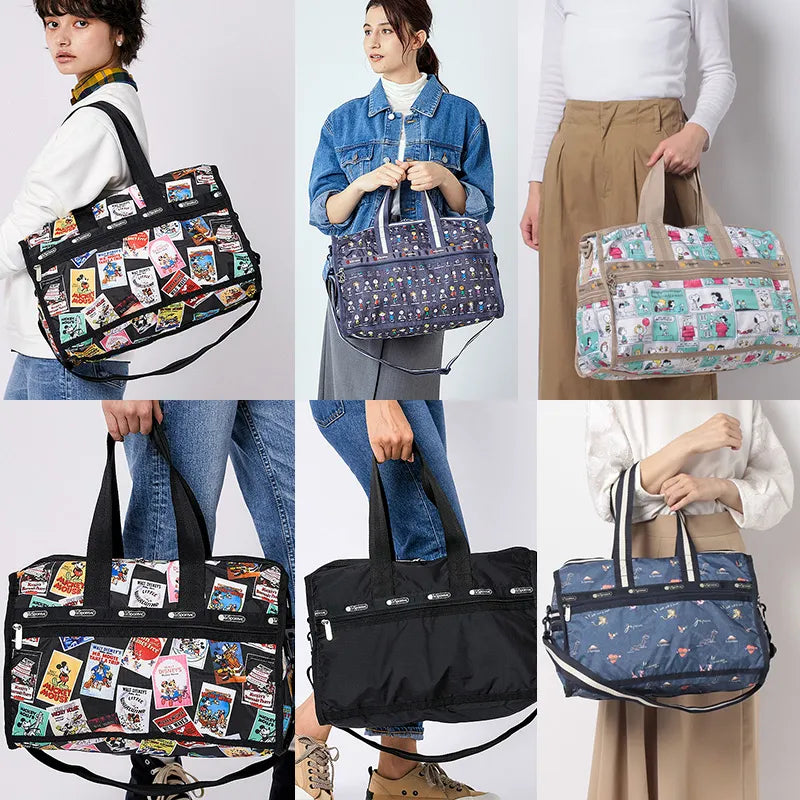 Cartoon Hello Kittys Sanrios Pikachu Women Fashion Handbag Shoulder Bag Messenger Bag Tote Bag Travel Sports Fitness Storage Bag