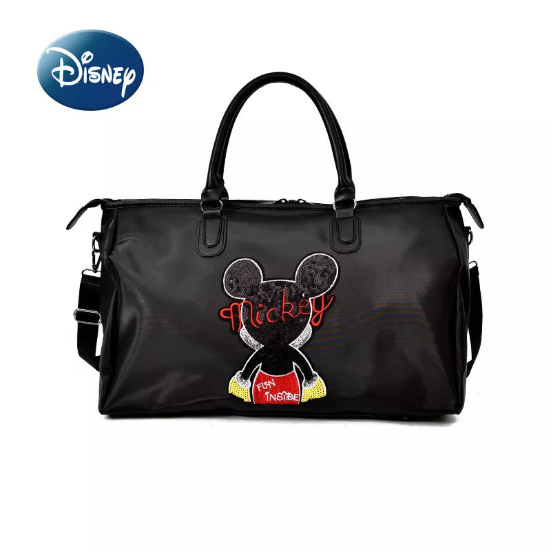 Disney New Women's Travel Handbag Luxury Brand Fashion Women's Travel Handbag Cartoon Portable Large Capacity Travel Tote Bag