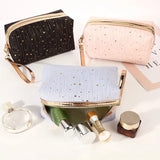 Women Paillette Stars Cosmetic Bag Make Up Bag Pouch Wash Toiletry Bag Travel Ladies Makeup Bag Tampon Holder Organizer Bags