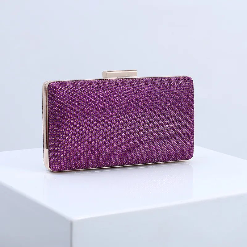 Wedding Guest Clutch Bags Ladies Cheap Party Purses Small Evening Bag for Women Purple Clutch Purse
