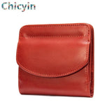 Women's Wallet Mini Genuine Leather Female Small Card Holder Short Purses With Coin Proket For Girls Money Bag Cartera