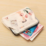 Women Vintage Printing Coin Purses Girl Hasp Change Wallet Ladies Clutch Change Purse Female Mini Money Bag Canvas Wallet 2022