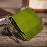 Genuine Leather Women Wallet RFID Blocking Compact Women's Wallets Small Zipper Coin Wallet Female Short Women Purse Card Wallet