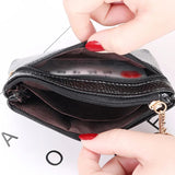 Fashion Leather Women Wallet Clutch One Zip Female Short Small Flower Coin Purse Brand New Design Soft Mini Card Cash Holder