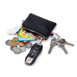 Men's Coin Purse Women Mini Wallet Split Leather Zipper Driver's License Key Case Card Holder Change Purse for Man Clutch Wallet