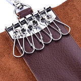 Genuine Leather Key Wallets Keychain Case Bag Men Car Key Holder Women Housekeeper Keys Pouch Organizer Covers