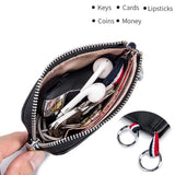 Men's Coin Purse Women Mini Wallet Split Leather Zipper Driver's License Key Case Card Holder Change Purse for Man Clutch Wallet