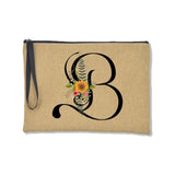 Alphabet Flowers Clutches for Women Handbags Linen Ladies Wristlets Fashion Bag Holder Clutch Envelope Elegant Cosmetic Bags