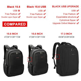 Lifetime Warranty Waterproof Nylon Backpack Female Men's Backpacks For 15.6" Laptop Notebook Bag Mochila Leisure School Backpack