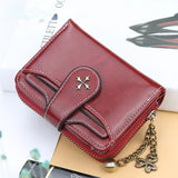 Women Wallets and Purses PU Leather Money Bag Female Short Hasp Purse Small Coin Card Holders Blue Red Clutch New Women Wallet