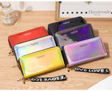 Lady Purses PU Leather Women Wallets Purse Good Quality Double Zipper Woman Wallet Cards ID Holder Long Moneybag Wristlet Bags