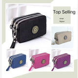 Mini Bag with Triple Zipped Portable Women Wallets Phone Pouch New Fashion Big Capacity Women Wallet Make-up Bag Coin Purse