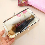 Women'S Wallet Leopard Printing Coin Purse Ladies Lipstick Storage Cosmetic Bag Card Holder Colorful Money Bag Organizer