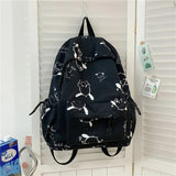 2023 New Sanrio  Kuromi Pochacco Printed Shoulder Bag Female Junior High School Students Campus Simple Large-capacity Backpack