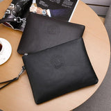 England Business Style Men's Clutch Bag wallet Soft PU Leather Male wristlet Pack Bag Elegant Leisure Stylish Hand bag Men Pouch
