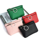 Fashion Pu Leather Coin Purse Women Short Small Wallet Mini Card Cash Holder Zipper Money Pouch Storage Bags Carteira