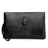 Wristlets Men Clutches Bags Vegan Leather Large Wallets for Men Bags Purse Business Male Clutch Bags Envelope Bag Male Handy Bag